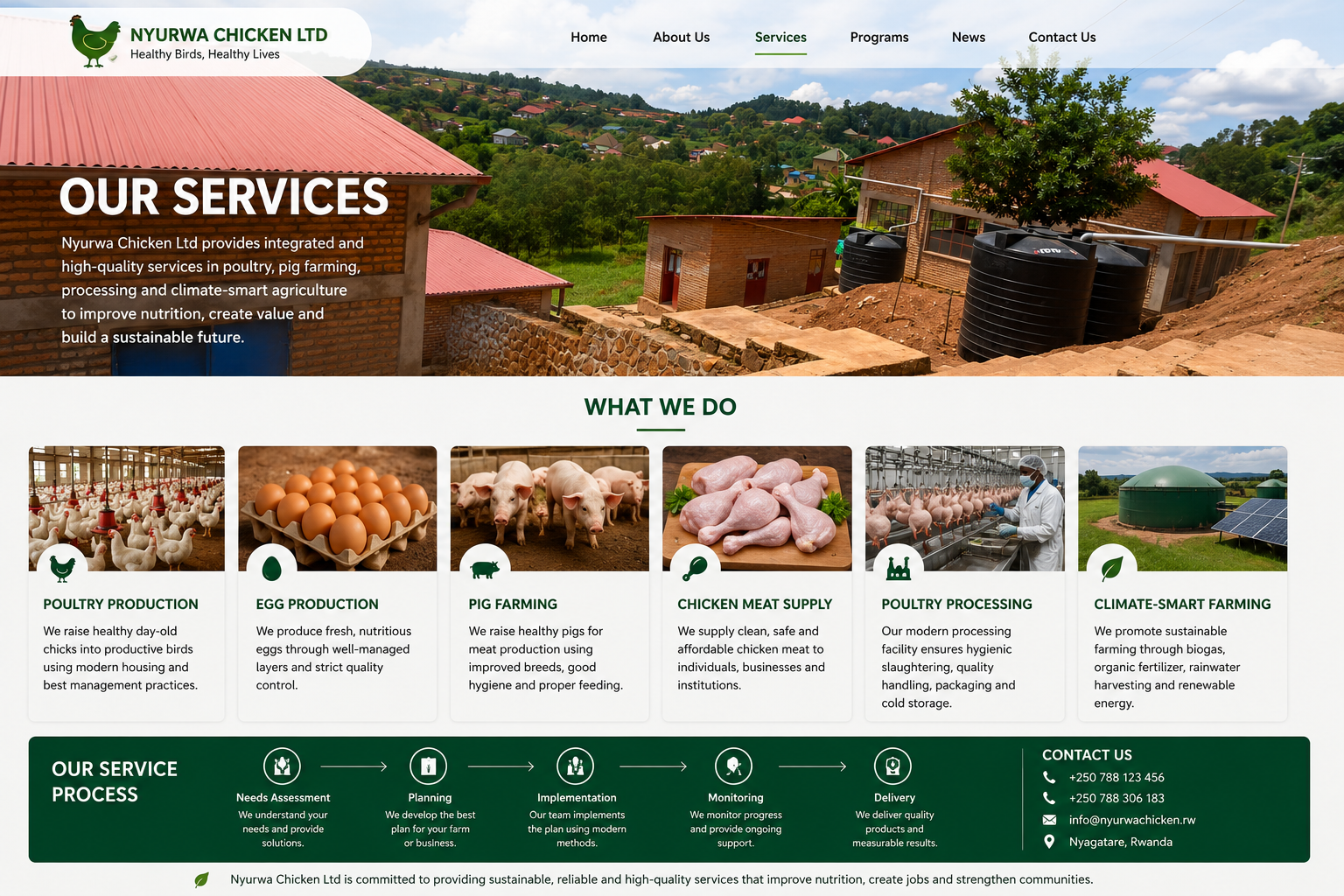 Nyurwa Chicken services